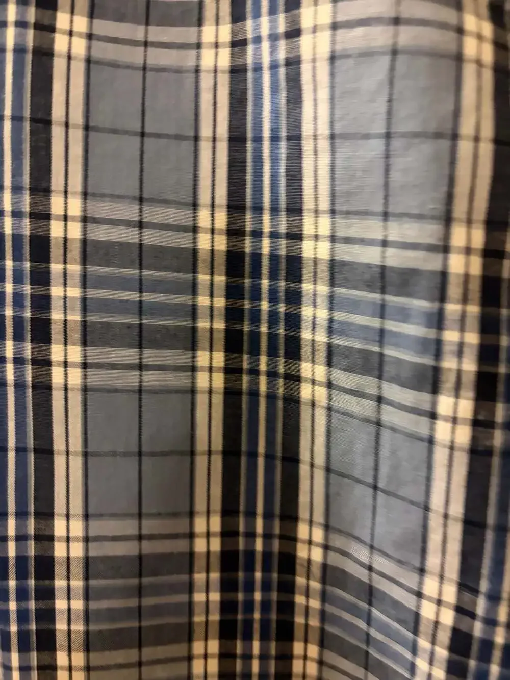 U.S. Polo Assn. Long Sleeve Plaid Button Down Shirt Blue